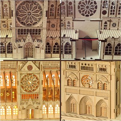 puzzle-3d-cathédrale-notre-dame-détails-de-la-maquette