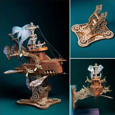 puzzle-3d-maquette-en-bois-bateau-de-fantaisie-à-assembler-14-ans-et-plus-un trophée-décoratif